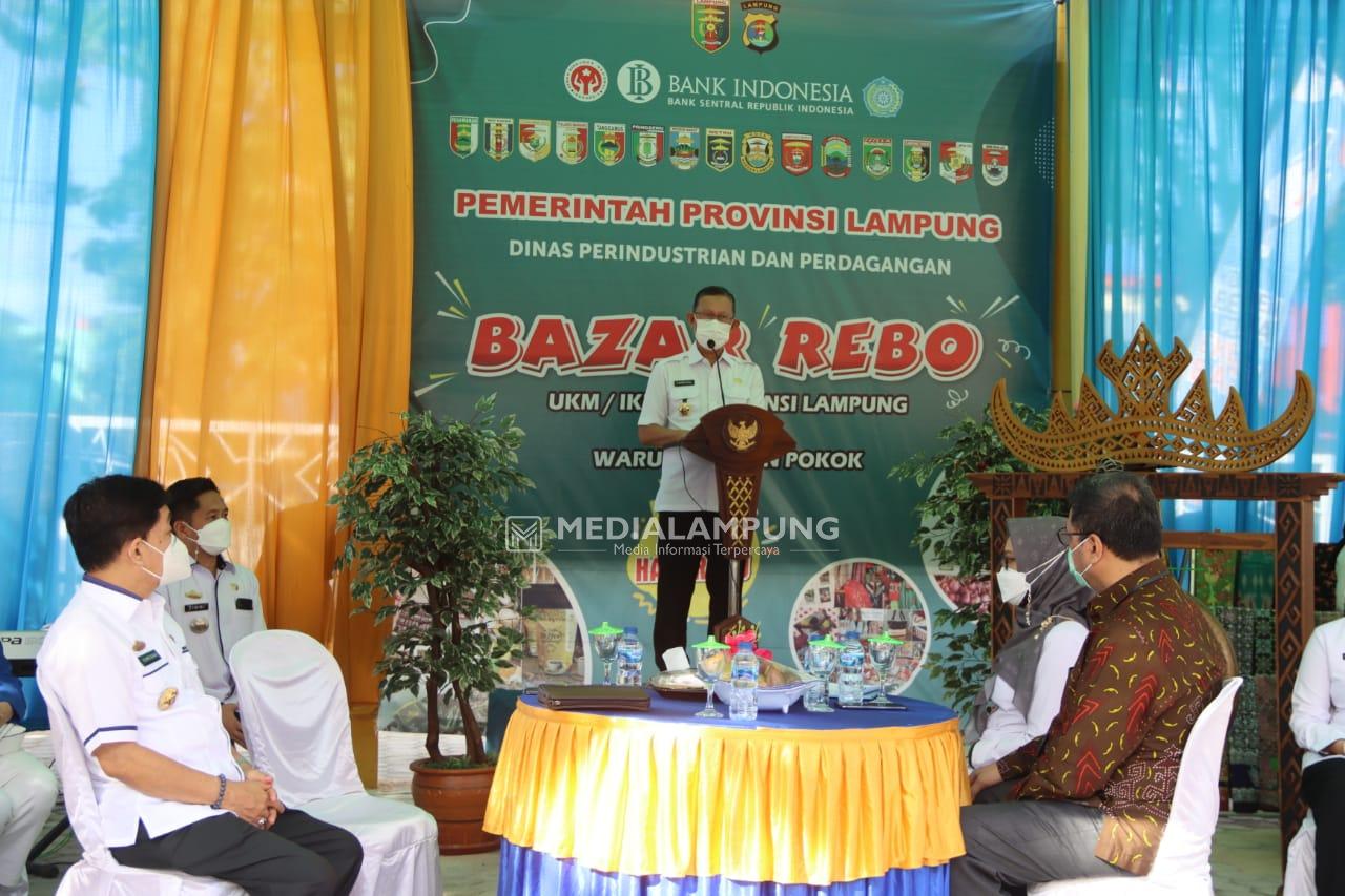 Arinal Launching Bazar Rebo UKM/IKM se-Lampung