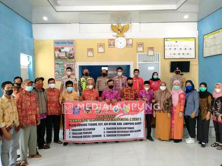 Camat Andi Pimpin Launching KTN Pekon Gunungterang