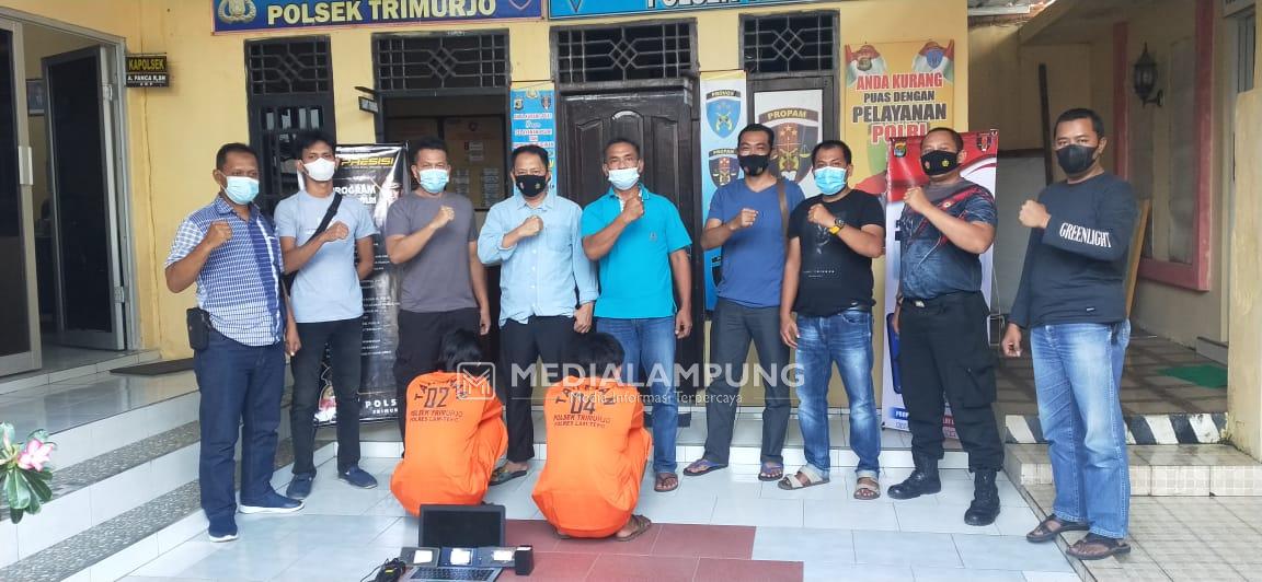 COD Antar Dua Tersangka Curat ke Penjara