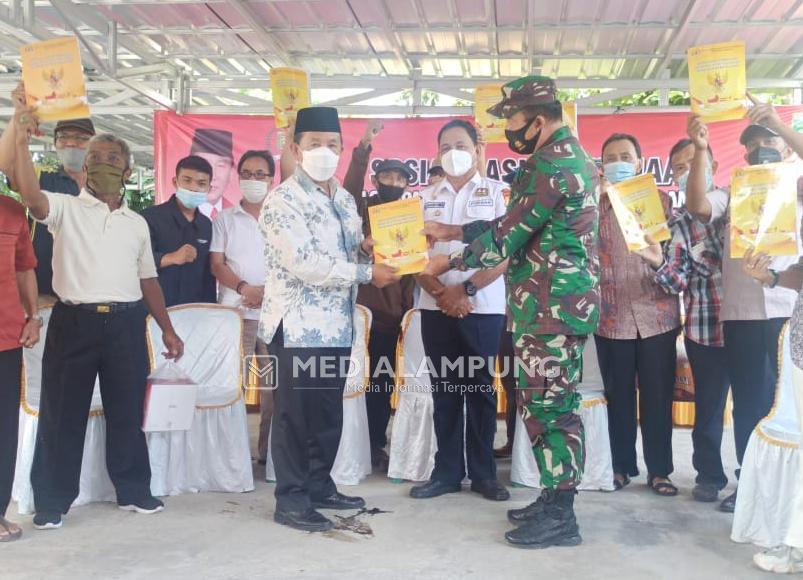 Danramil 410-04 Beri Materi Sosialisasi Ideologi Pancasila dan Wawasan Kebangsaan