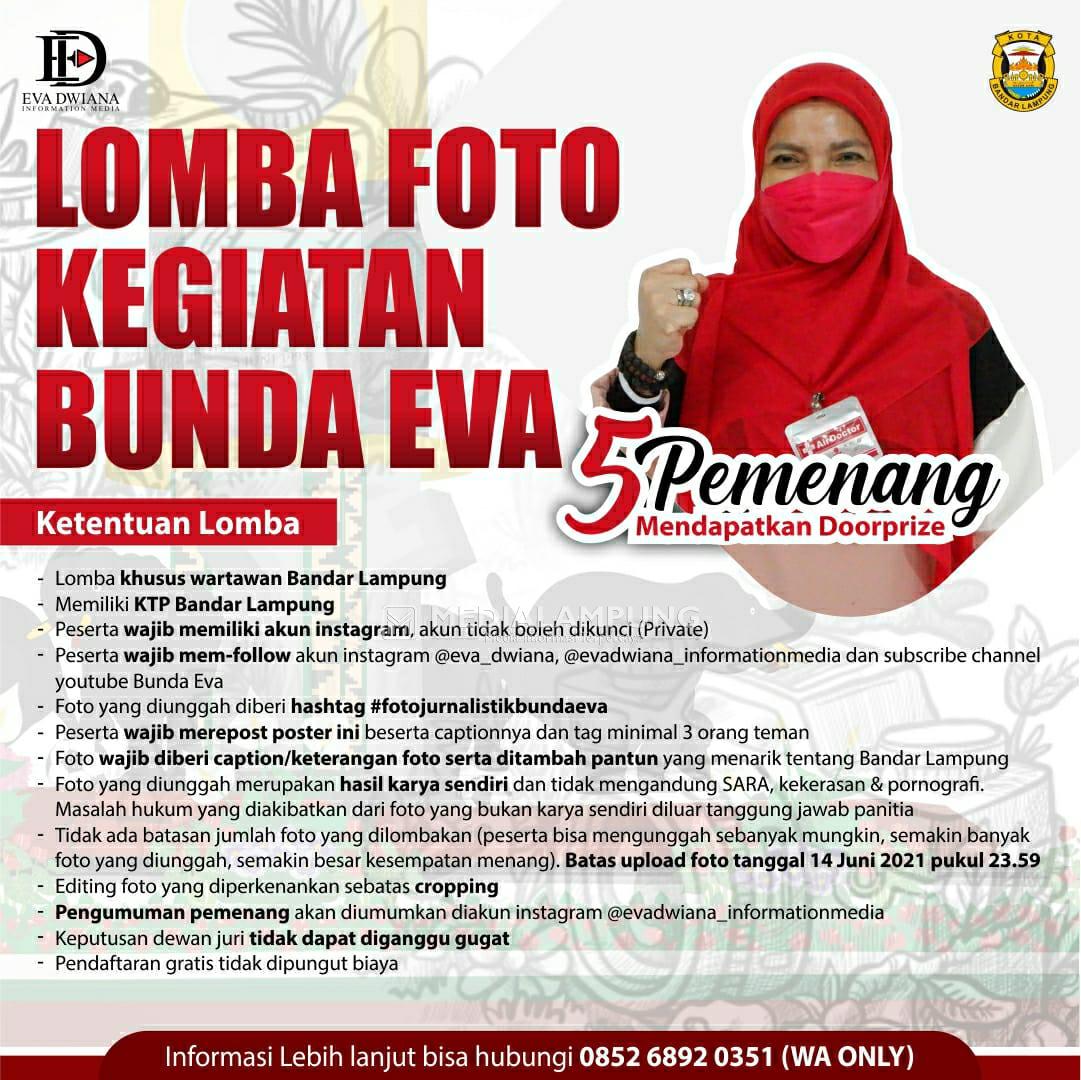 Jelang Hut Kota Bandarlampung, Bunda Eva Gelar Lomba Foto 