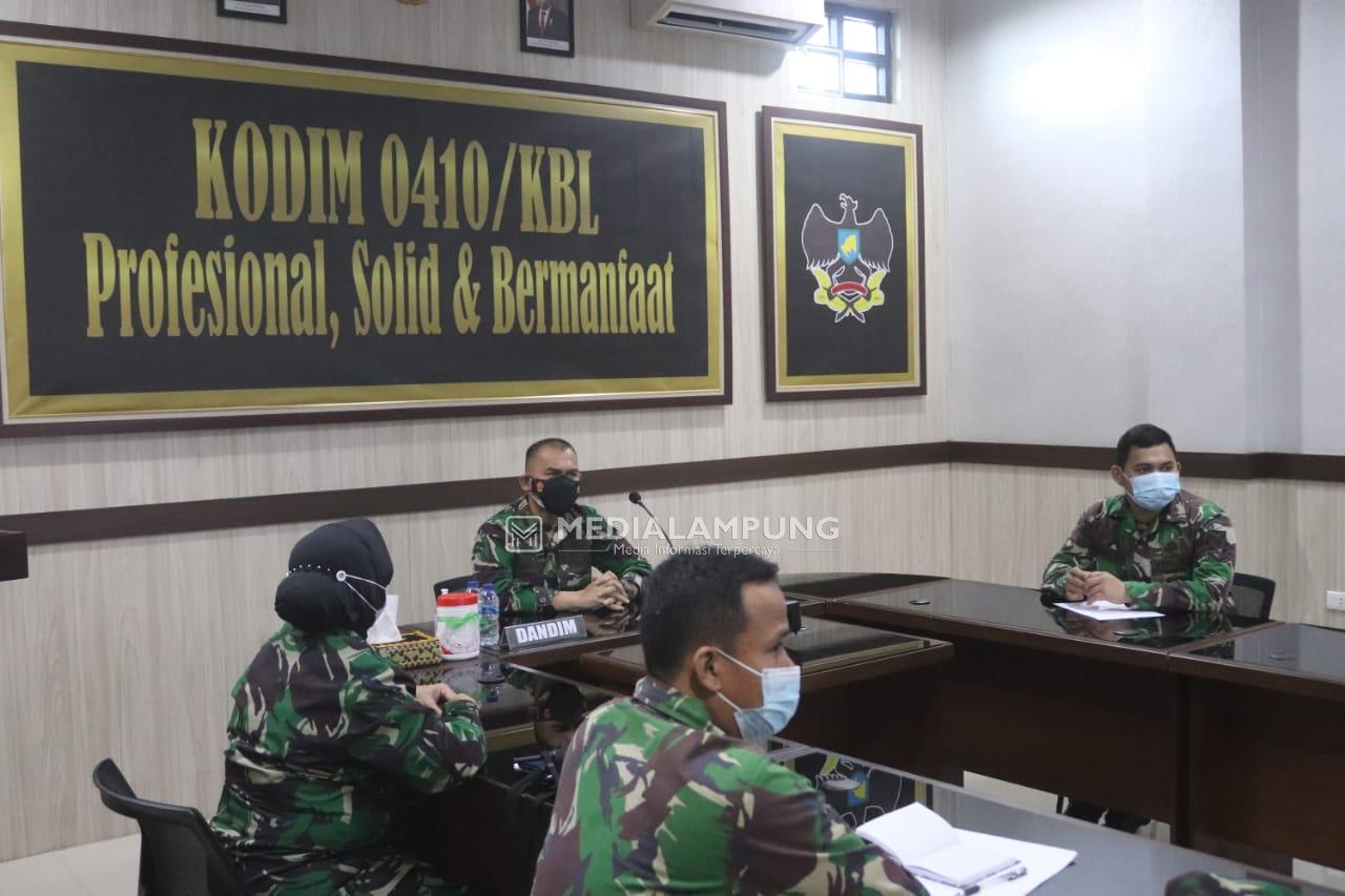 Kolonel Romas Ikuti Dalproggar Bersama Kasdam II/Sriwijaya