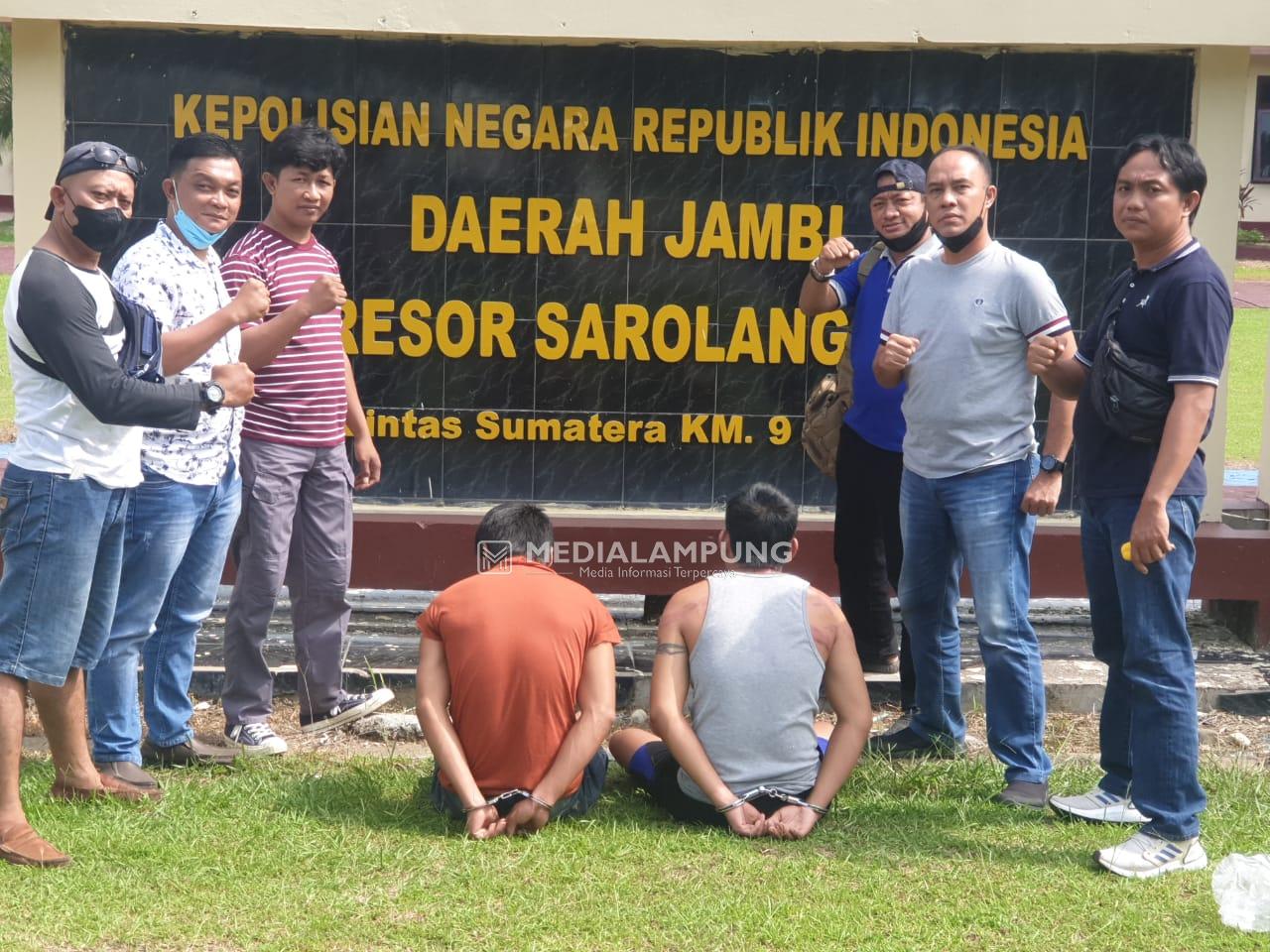 Polsek Bangunrejo Kejar Dua DPO Curat Hingga ke Jambi