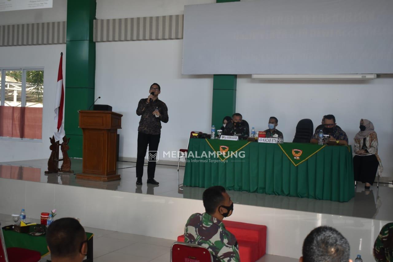 Ikut Sosialisasi Kerjasama Pengelolaan TWP AD, Penyaluran KPR TNI AD oleh BTN