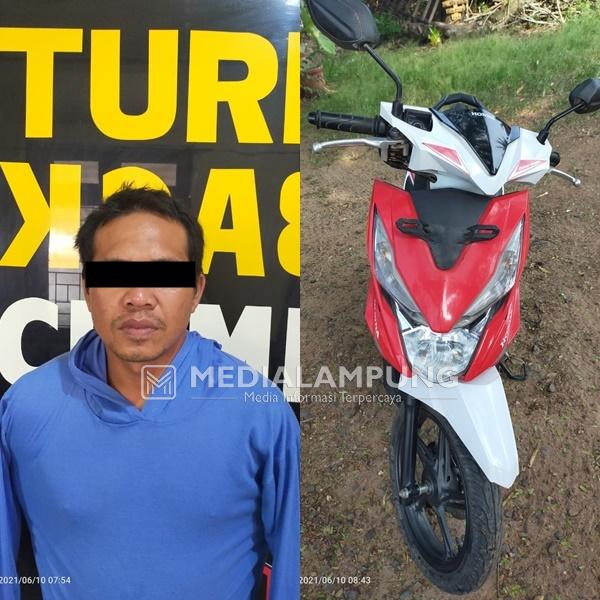 Meski Cakram Digembok, Pencuri Masih Bisa Gasak Motor