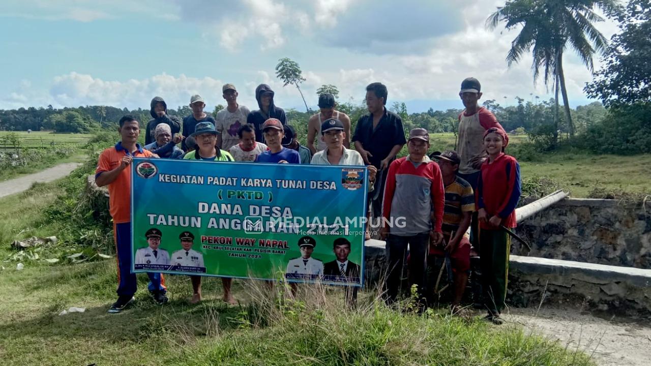 Libatkan Warga, Pekon Way Napal Maksimalkan PKTD