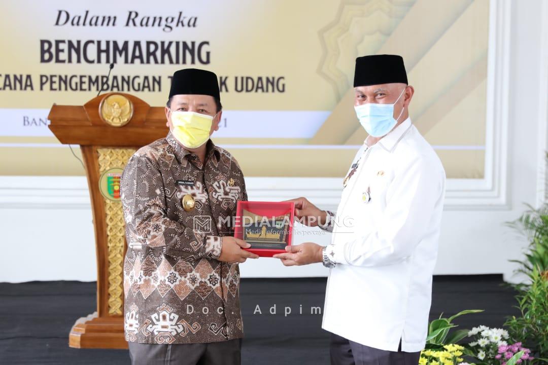 Arinal Sambut Kunjungan Gubernur Sumbar Studi Budidaya Udang di Lampung