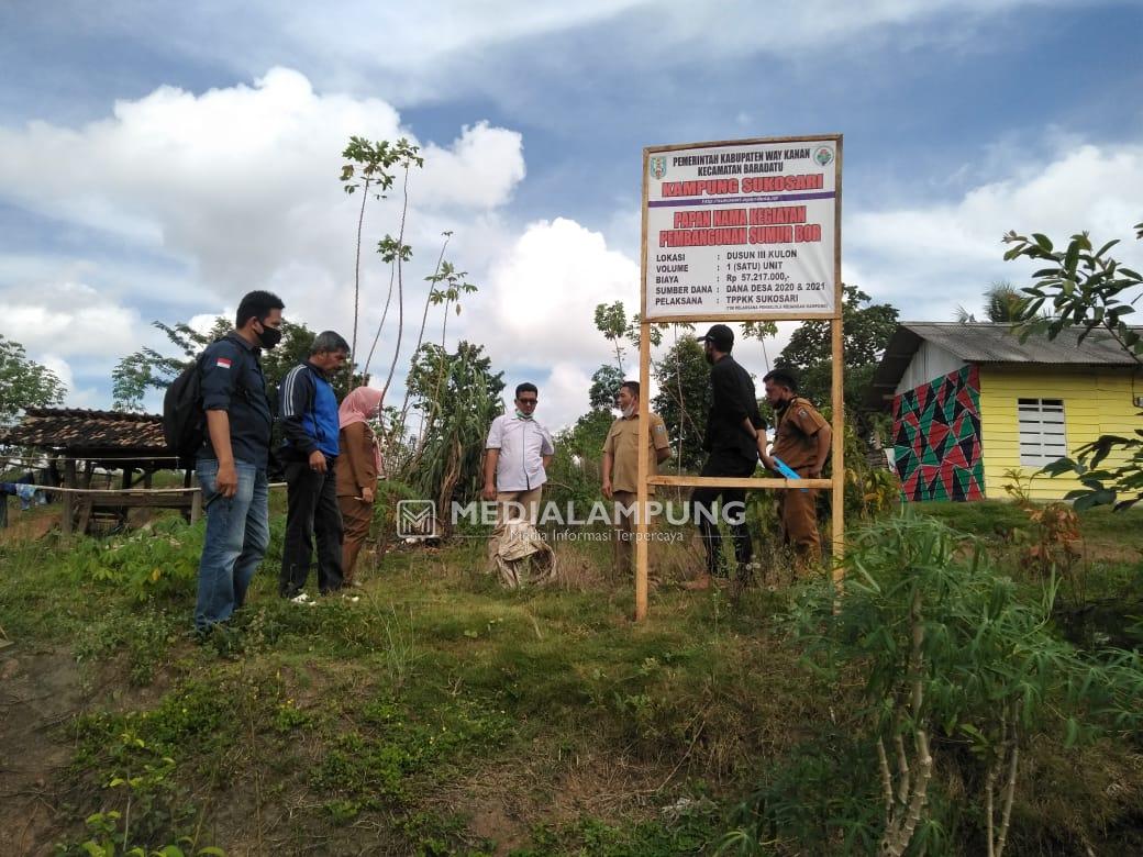 Kecamatan Baradatu Pembangunan dari Dana Desa di Kampung Sukosari