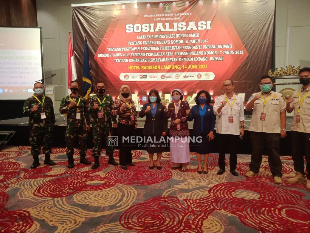 Pasi Intel Kodim Hadiri Sosialisasi Terkait Organisasi Kemasyarakatan Menjadi Undang-Undang