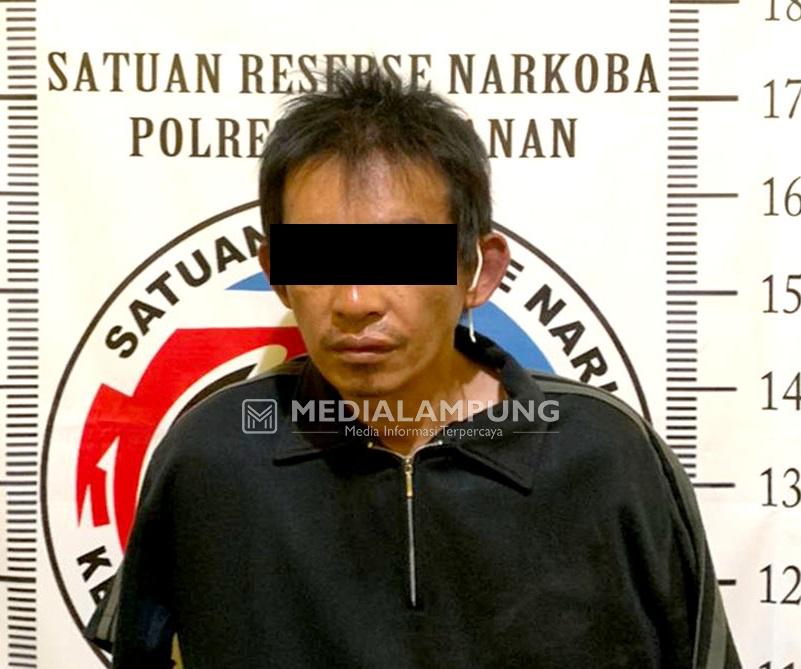 Polres Waykanan Amankan Pengedar Sabu di Kampung Sri Basuki