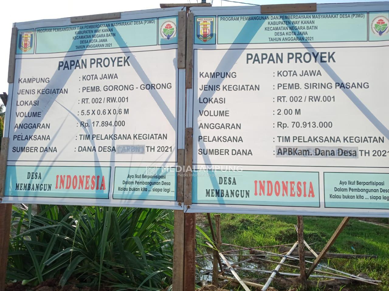 Selain Penanganan Covid-19, Kampung Kota Jawa Bangun Drainase dari ADD