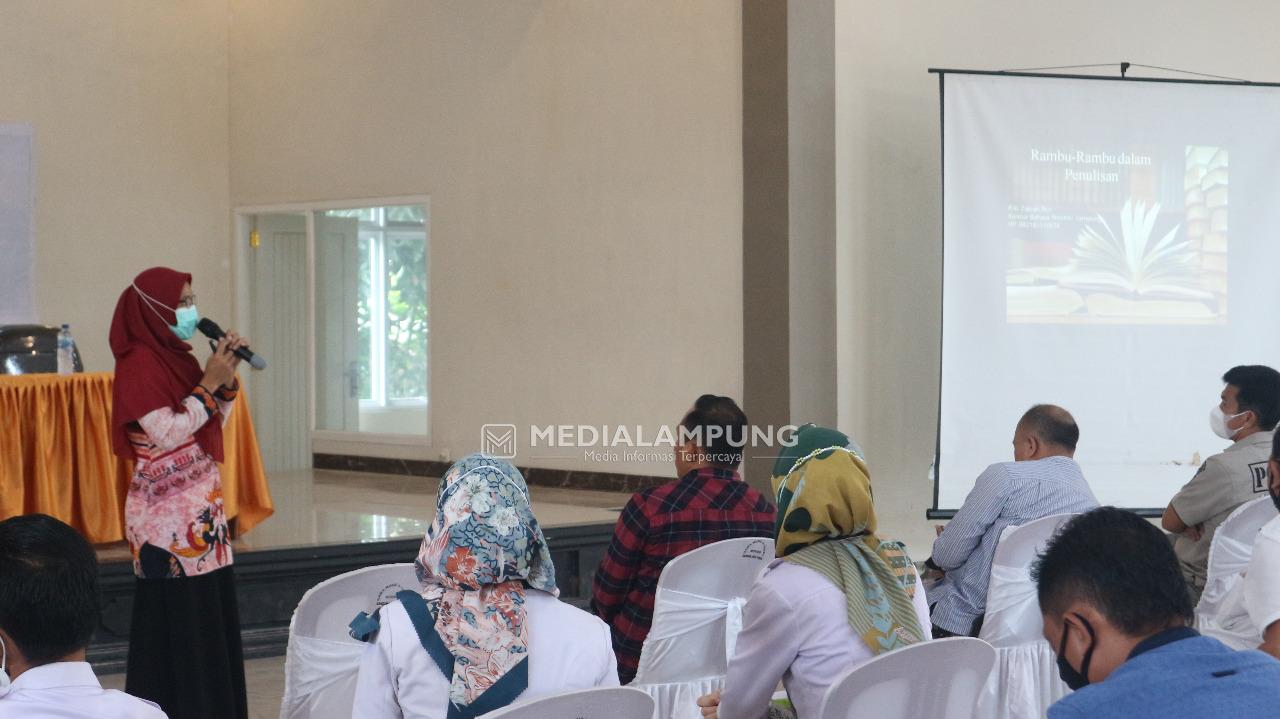 Kantor Balai Bahasa Lampung Gelar Pelatihan Bahasa Indonesia
