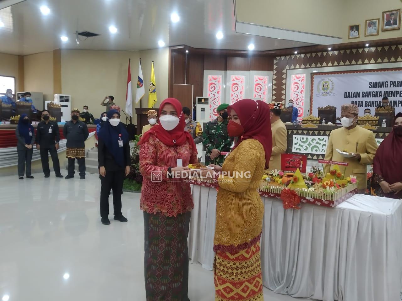 Peringati HUT Kota Bandarlampung, Bunda Eva Bertekad Wujudkan Harapan Walikota Terdahulu