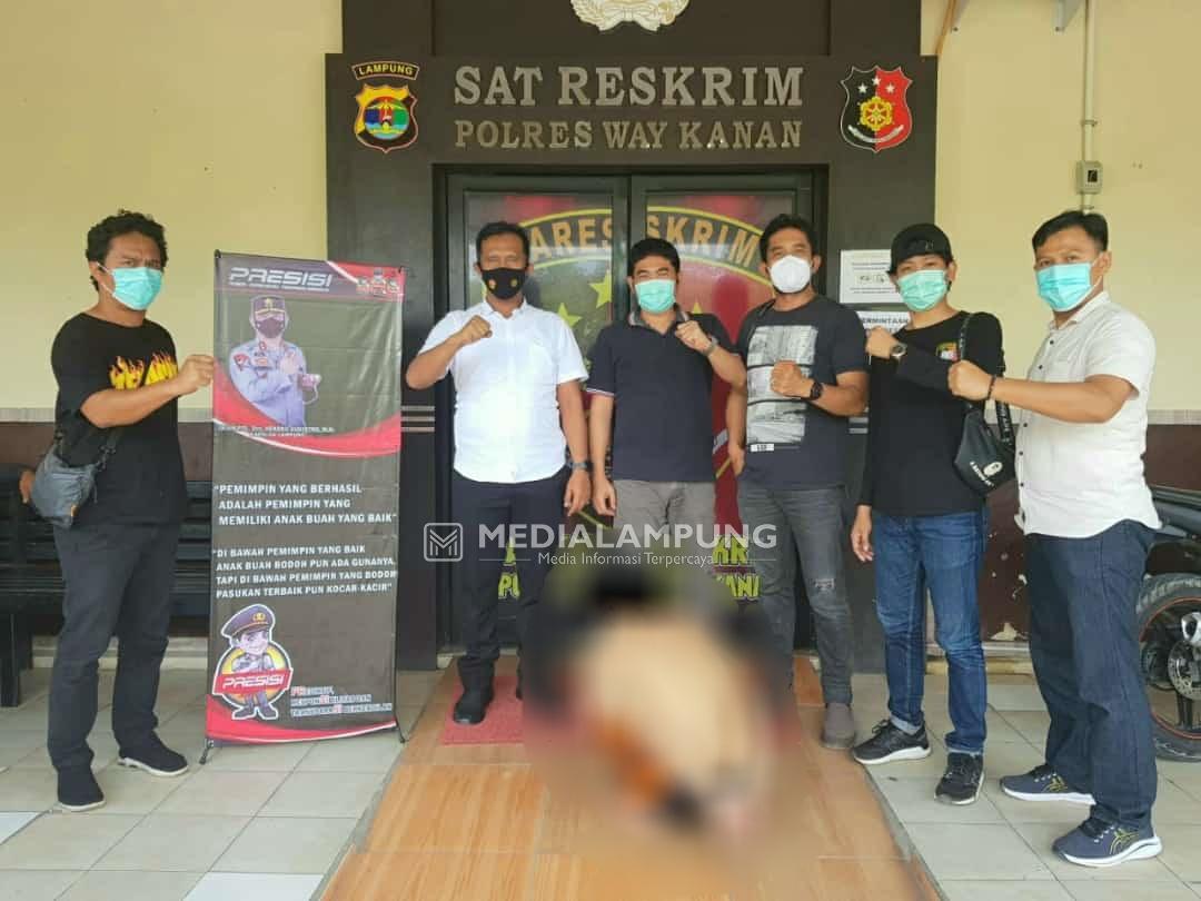 Polres Waykanan Amankan Pelaku Curanmor