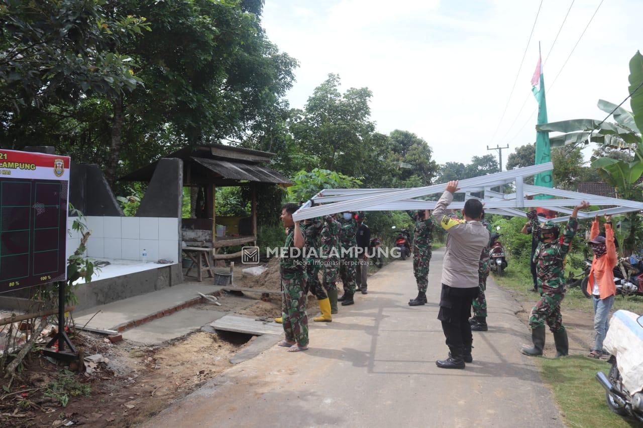 Program Karya Bakti, Kodim 0410 Bangun Pos Kamling