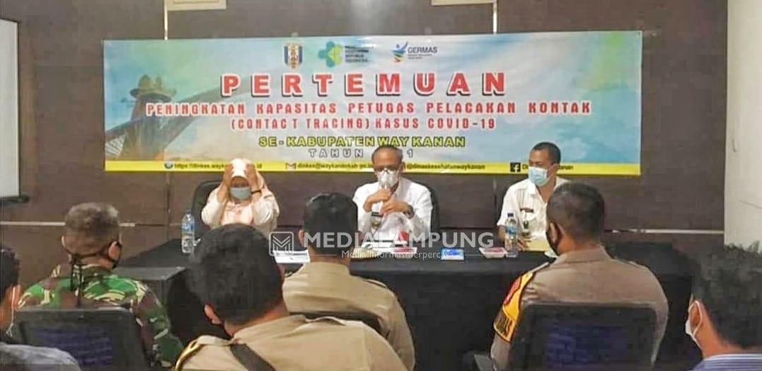 Dinkes Waykanan Gelar Pertemuan Peningkatan Kapasitas Petugas Contact Tracing