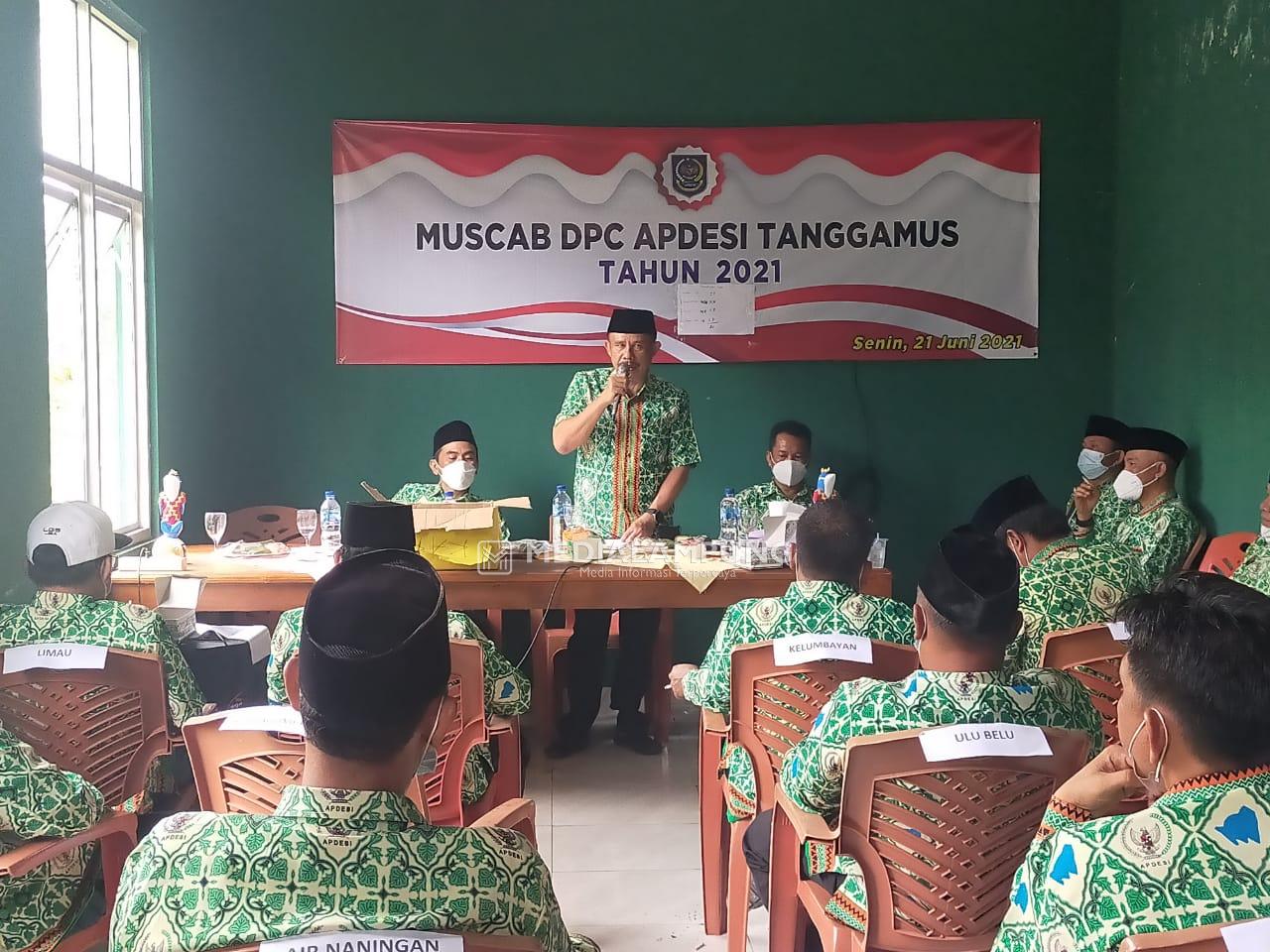 Zudarwansyah Terpilih Sebagai Ketua DPC APDESI Tanggamus