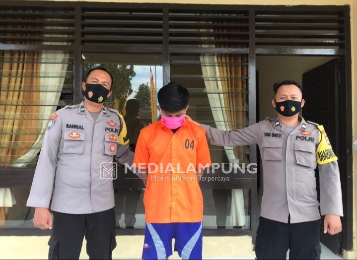 Terlibat Curanmor di Pagelaran, Pemuda Ini DItangkap di Bandarlampung