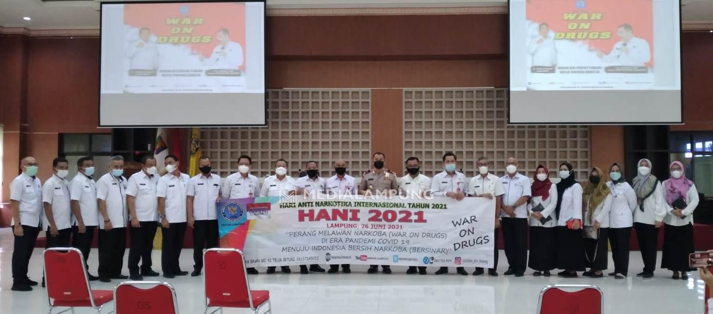 Remaja Lulusan SMA Dominasi Pengguna Narkoba di Lampung