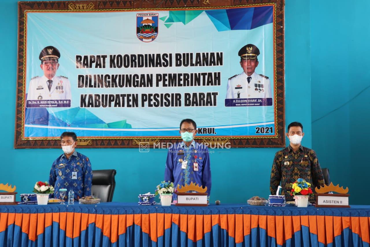 Agus Istiqlal : Hasil Rakor Bulanan Harus Ada Langkah Nyata