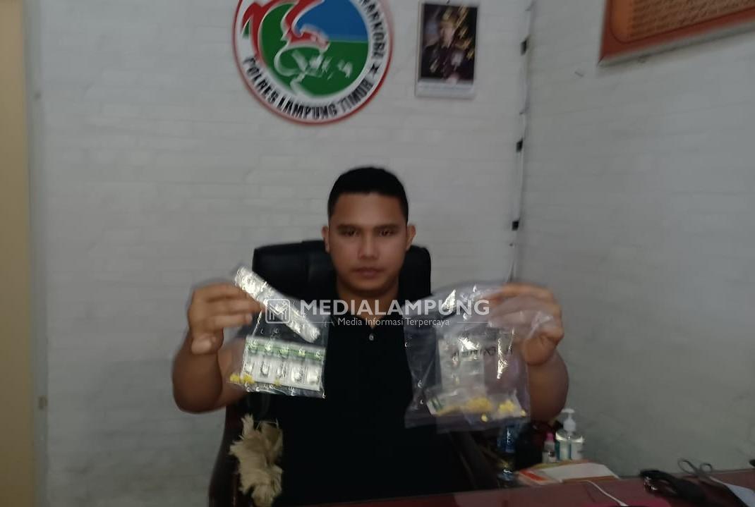 Polres Lamtim Amankan 3 Tersangka Kasus Obat Terlarang