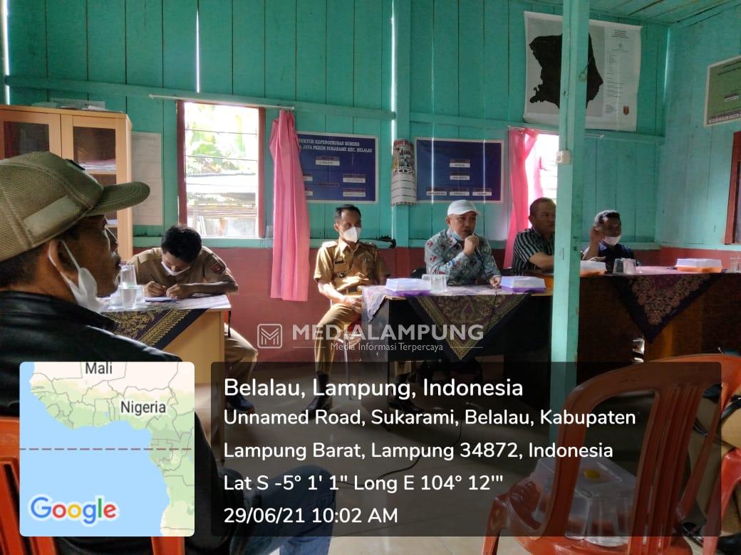 Tim Kecamatan Belalau Monitoring Penyerapan Dana Desa Tahap I