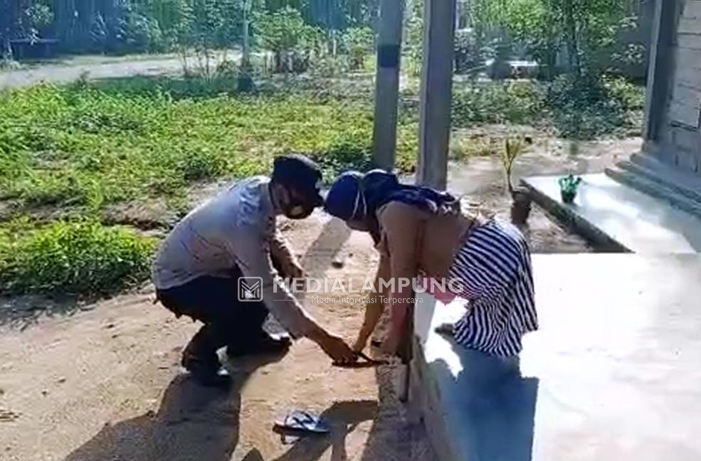 Polsek Bumi Agung Beri Layanan Antar-Jemput Warga Difabel ke Lapak Vaksin