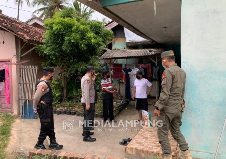 Warga Isoman di Pringsewu Dapat Bantuan Sembako dari TNI-POLRI dan Pemkab