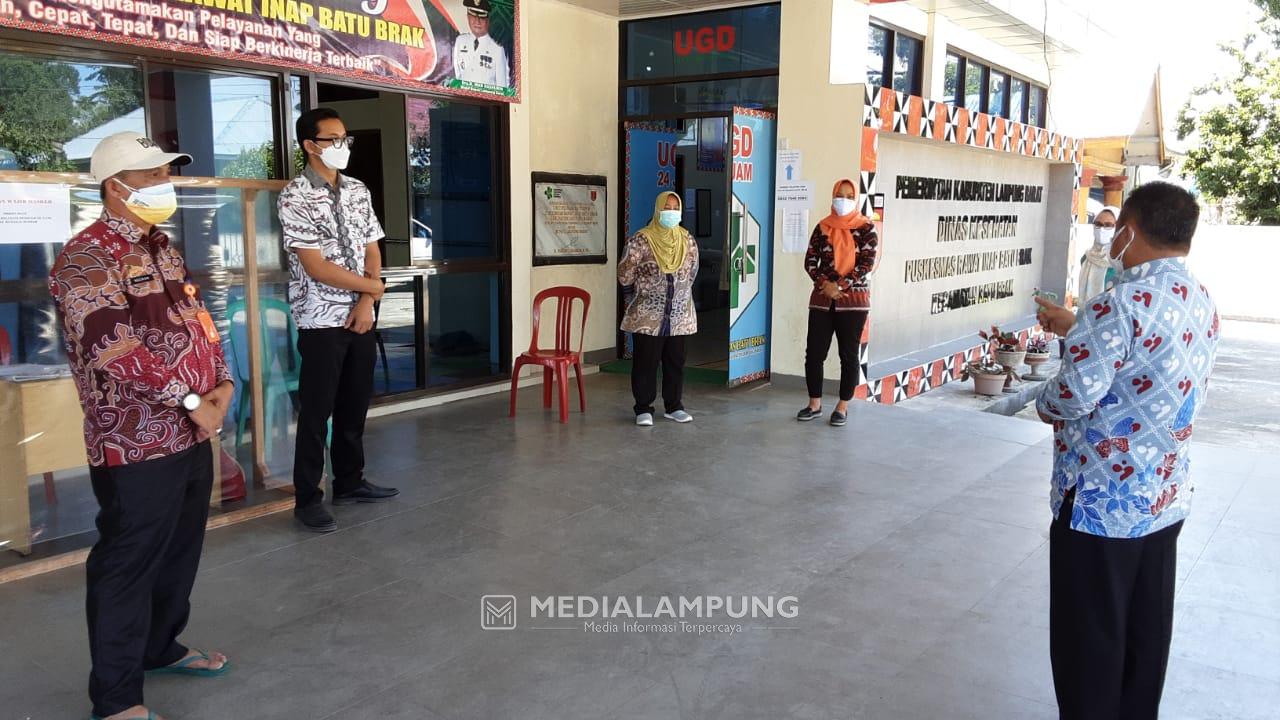 Kunjungi Puskesmas, Sekkab Pacu Semangat Nakes Tanggulangi Covid-19