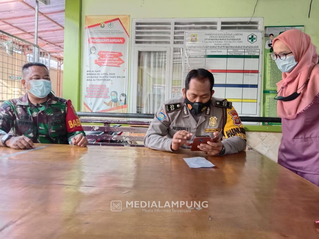 Babinsa Monitor Kasus Pengeroyokan di Puskesmas Kedaton