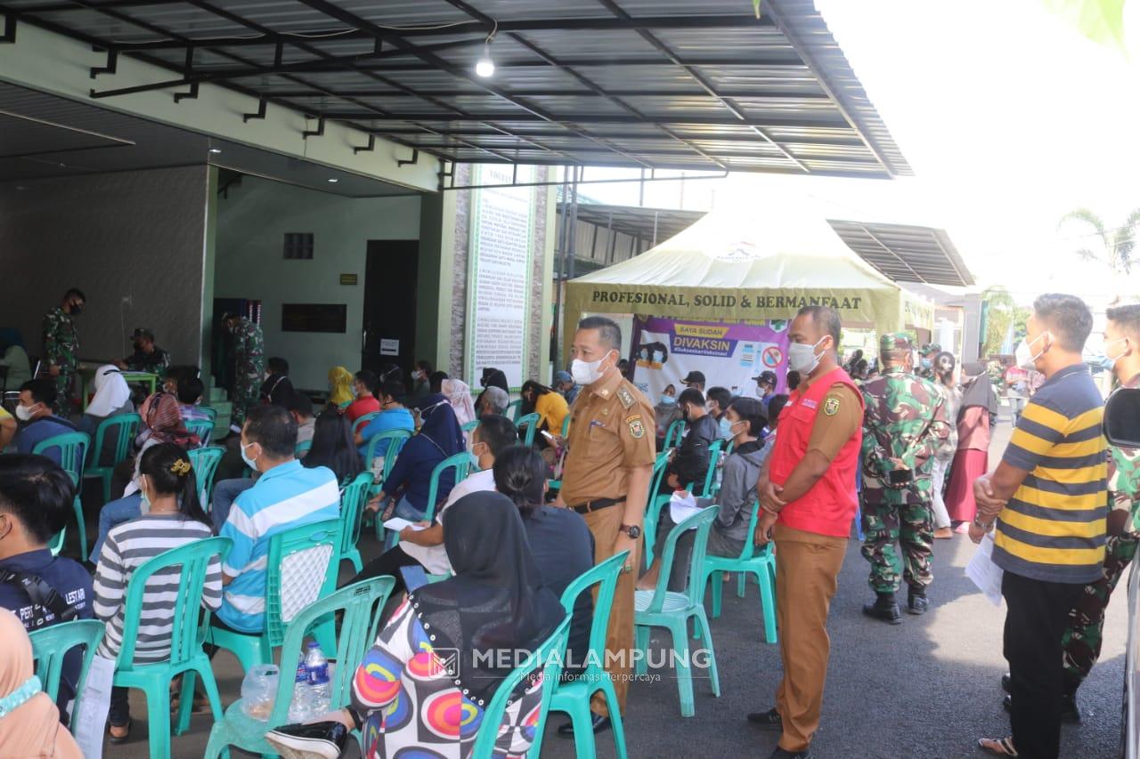 Kodim Terus Gelar Serbuan Vaksinasi untuk Masyarakat Bandarlampung