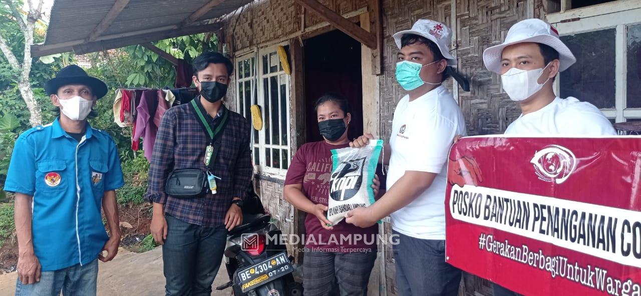 PPKM Darurat Tak Menyurutkan Semangat DPD KNPI Bandarlampung Untuk Terus Berbagi