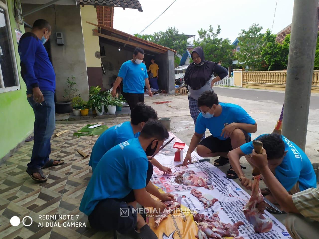 HUT Ke-48, KNPI Qurban Serentak di Beberapa Kecamatan Kota Bandarlampung