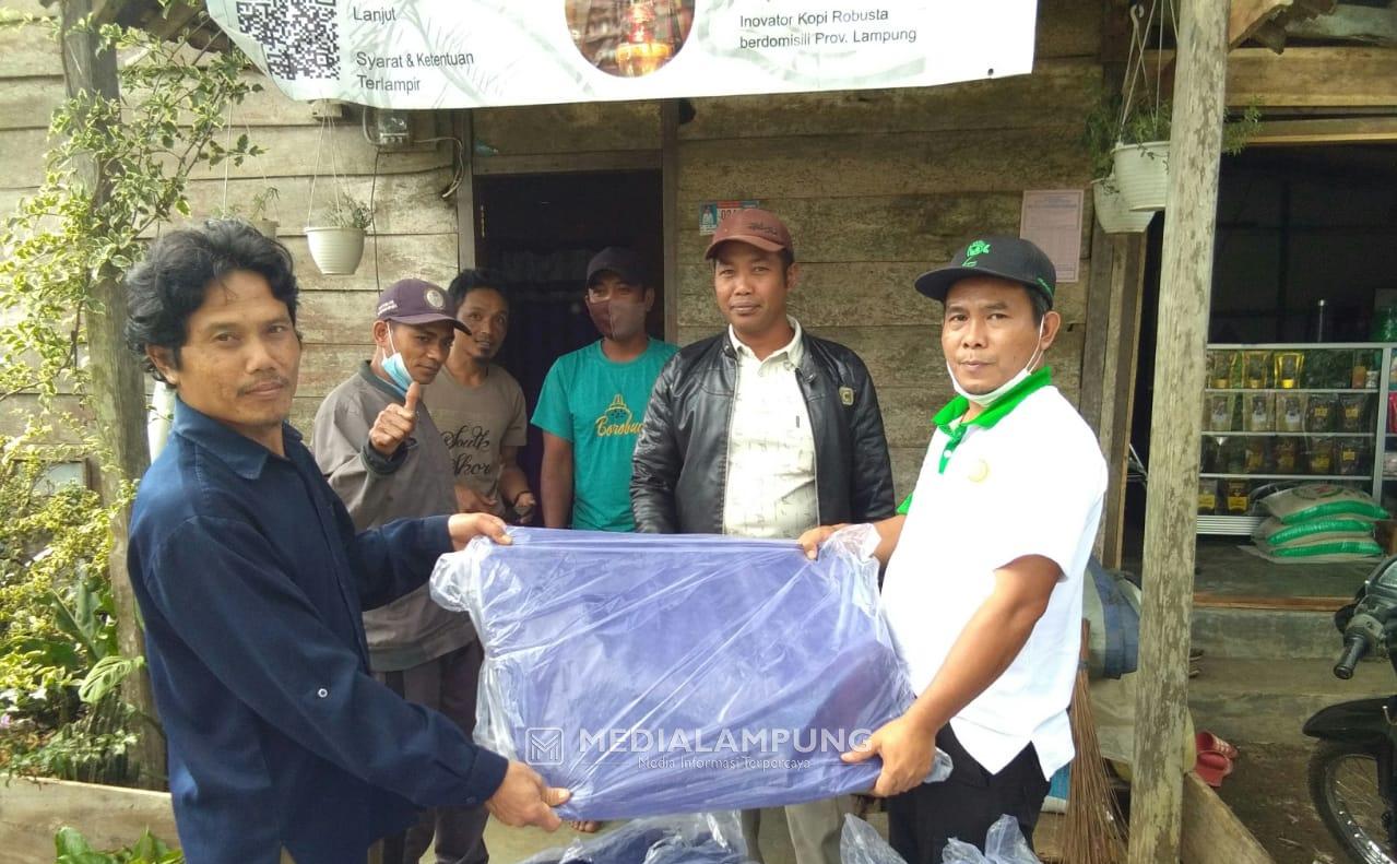 Tingkatkan Mutu Kopi, Disbunnak Lambar Alokasikan Bantuan 250 Terpal