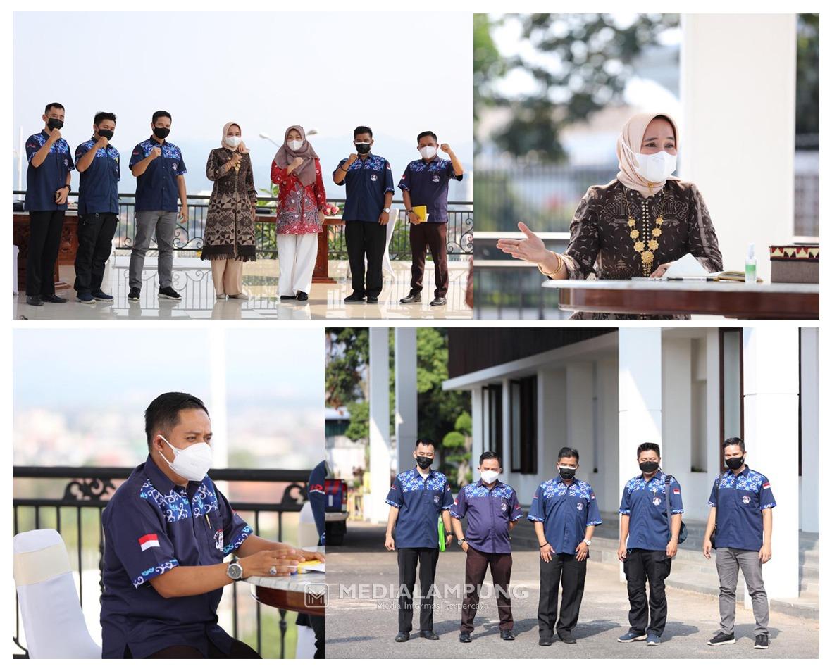 Ketua PMI Lampung Ajak Komunitas SKIn Bersinergi dalam Kegiatan Kemanusiaan
