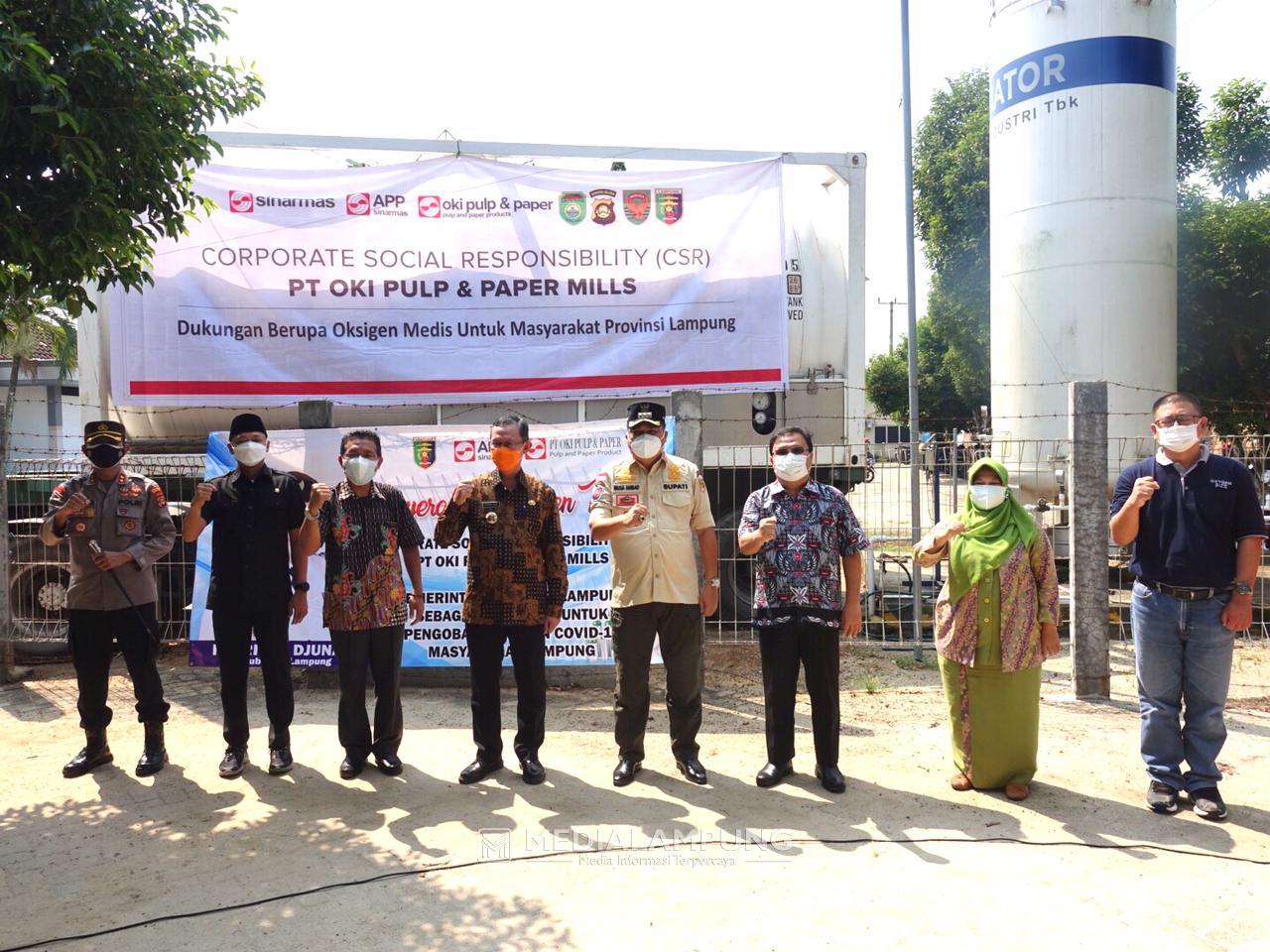 RS YMC Lamteng Terima Bantuan 4,5 Ton Oksigen dari Sinar Mas Group