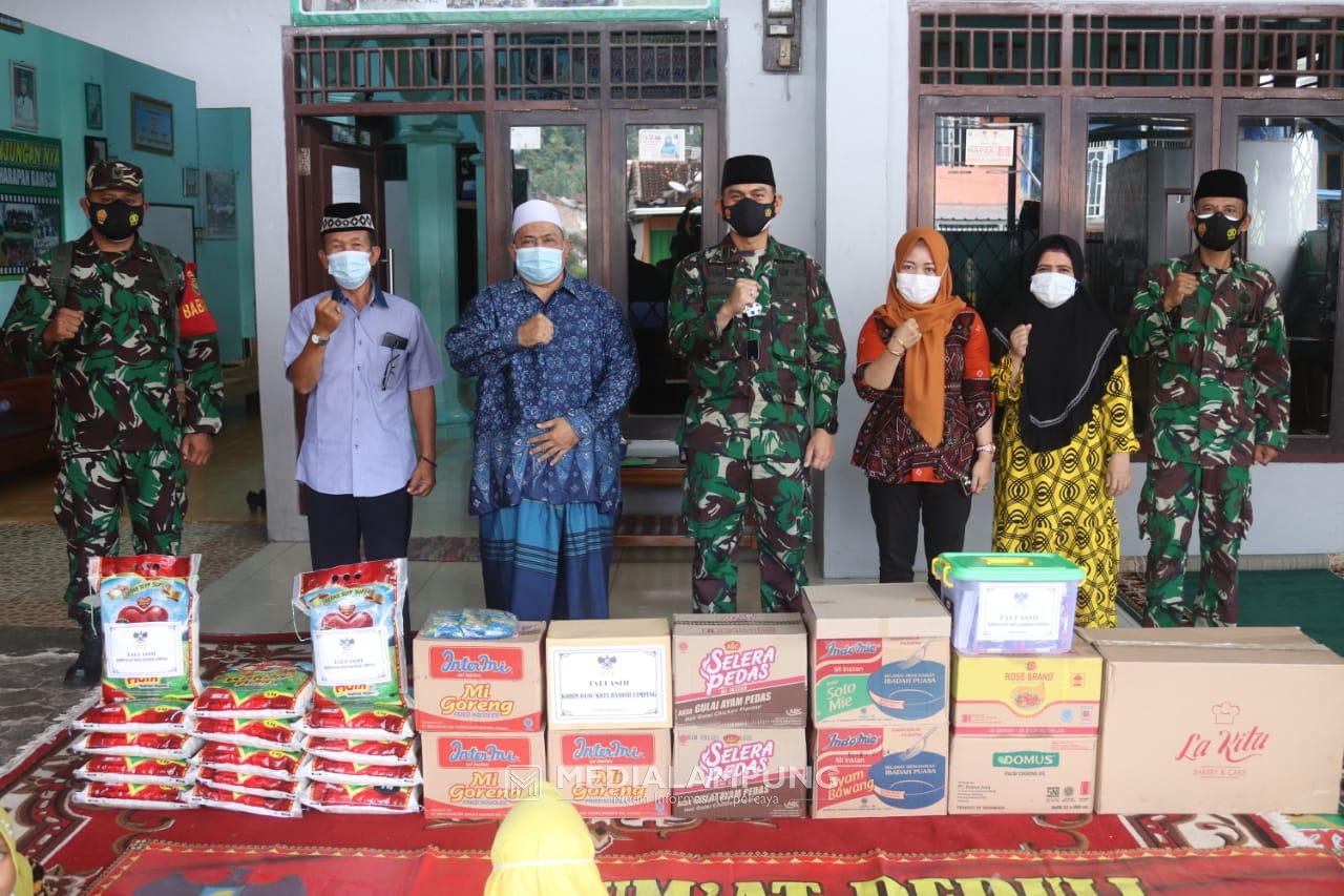 Dandim Romas Silaturahmi di Panti Asuhan Harapan Bangsa, Ingatkan Patuhi Prokes