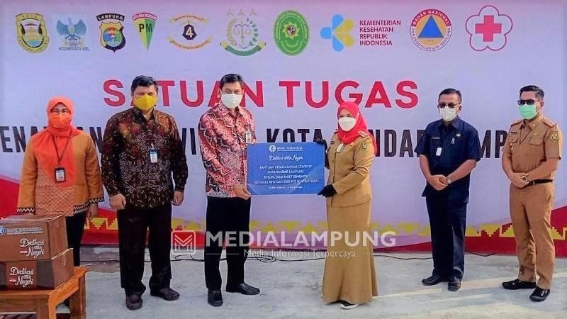 Pemkot Bandarlampung Terima Bantuan BI Cabang Lampung dan PT Kino Indonesia