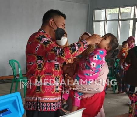 Peratin Sumberalam Pantau Pemberian Vitamin A Bayi dan Balita di Posyandu