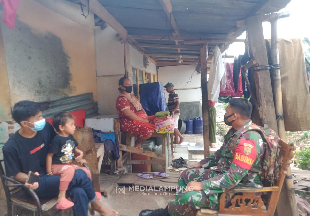 Babinsa Koramil 410-05 Rutin Lakukan Komsos