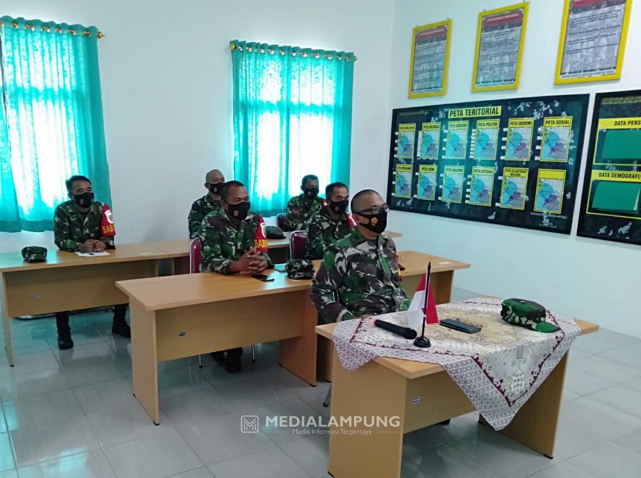 Koramil 422-03/Pesisir Tengah Ikuti Sosialisasi Aplikasi Silacak