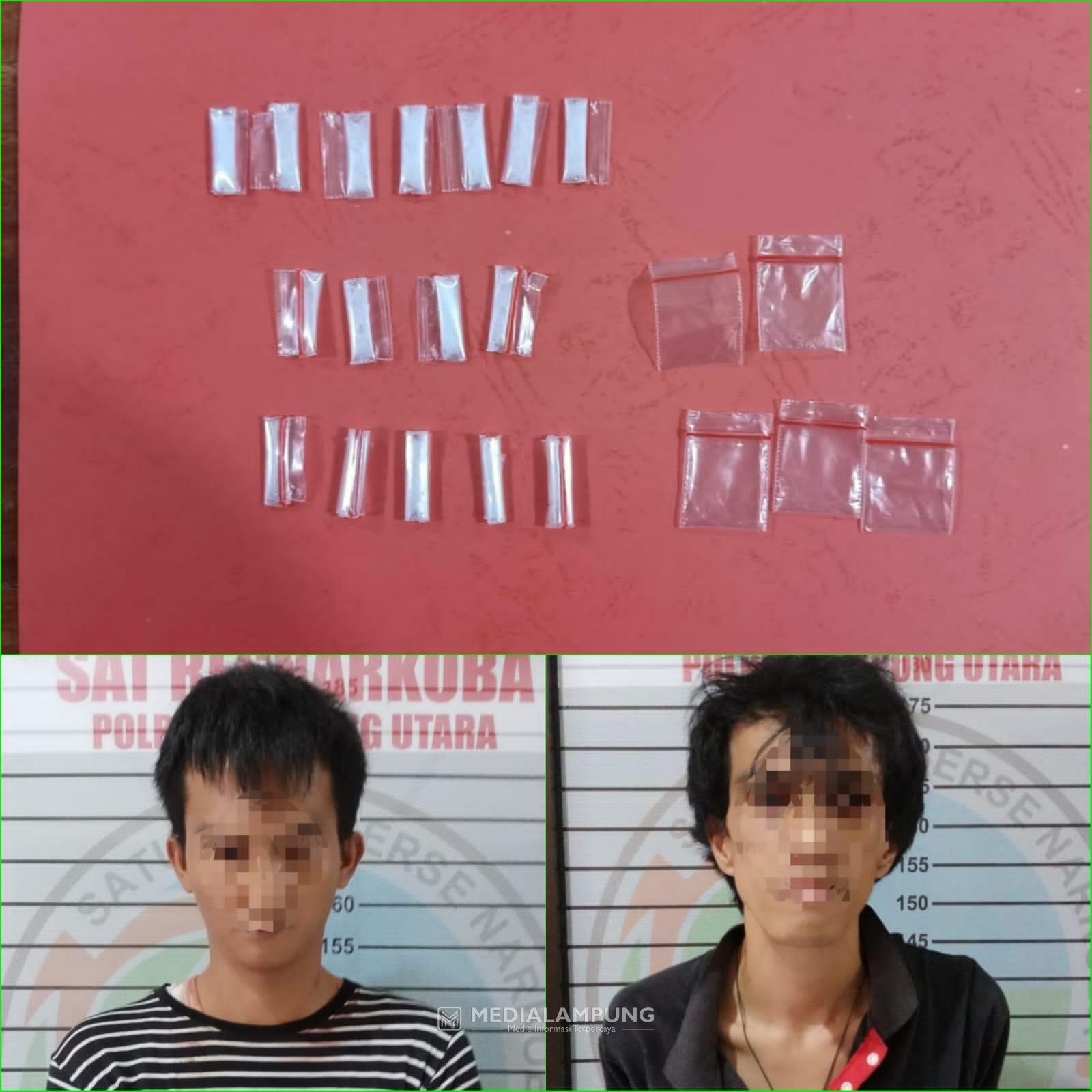 Tim Cobra Satres Narkoba Polres Lampura Gulung Dua Bandar Sabu