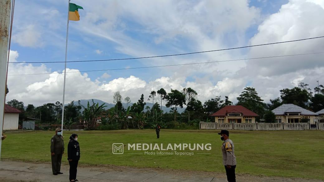 Kecamatan Kebuntebu Gladi Persiapan Upacara HUT RI Ke-76