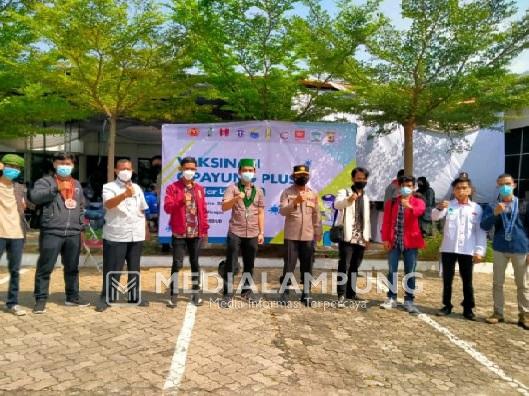 Polda Lampung dan Cipayung Plus Gelar Vaksinasi Covid-19 