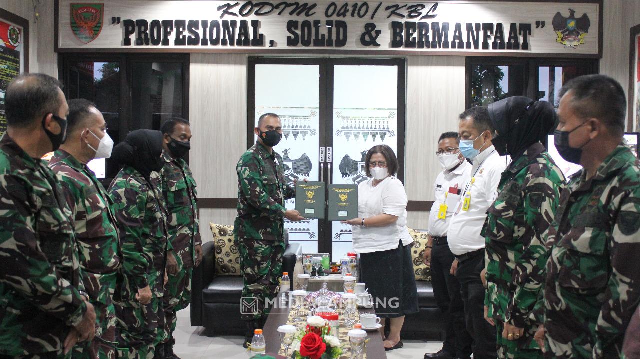 Romas Terima Sertifikat Tanah Hibah dari BPN Bandarlampung