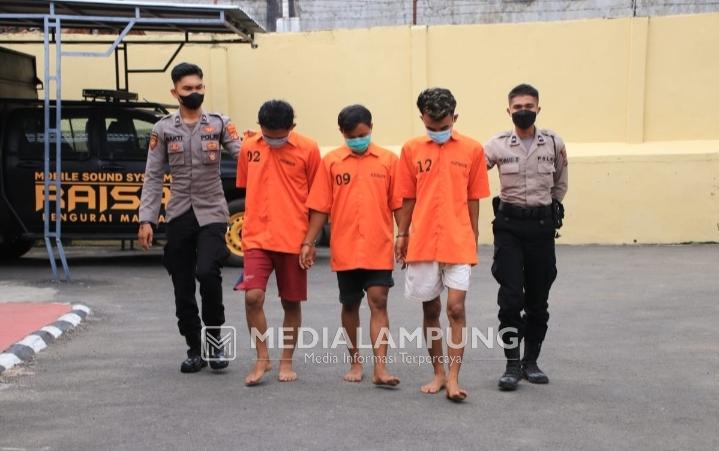 Polres Pringsewu Gulung 2 Pengguna dan 1 Pengedar Sabu