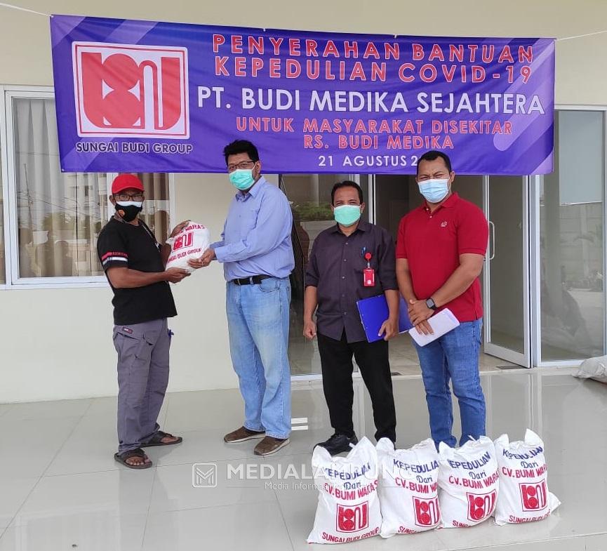 RS Medika, Apartemen dan Mall Bersama Sungai Budi Group Bantu Masyarakat Terdampak Covid-19