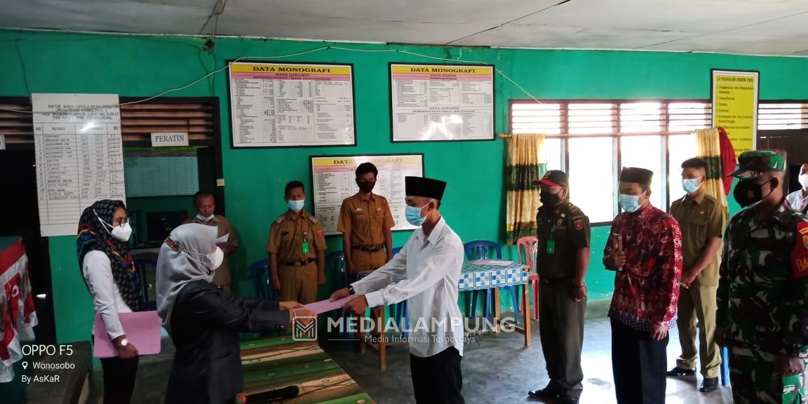 Lantik LHP Muarajaya I, Camat Sampaikan Beberapa Pesan Kerja