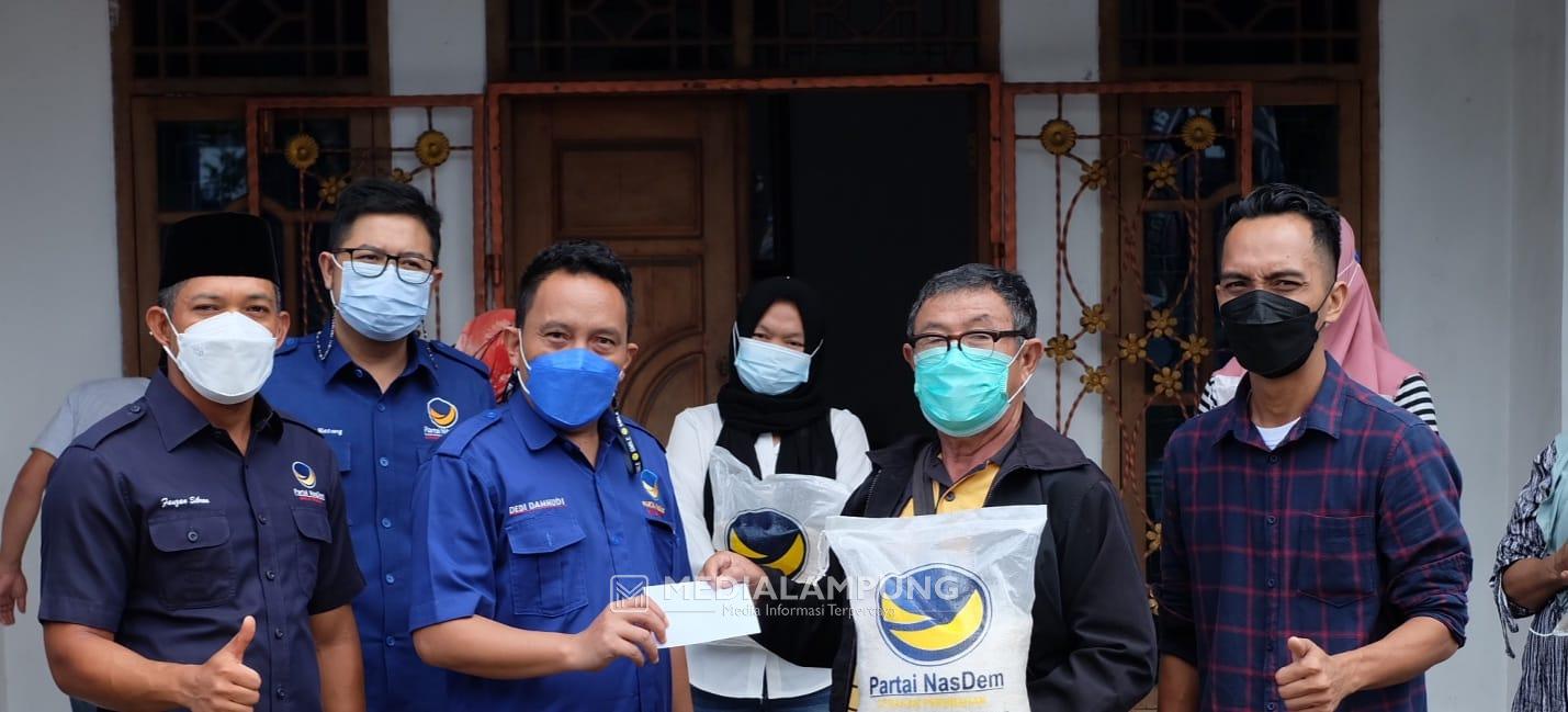 NasDem Lampung Gelar Baksos, Bagikan 100 Paket Bantuan di Bandarlampung