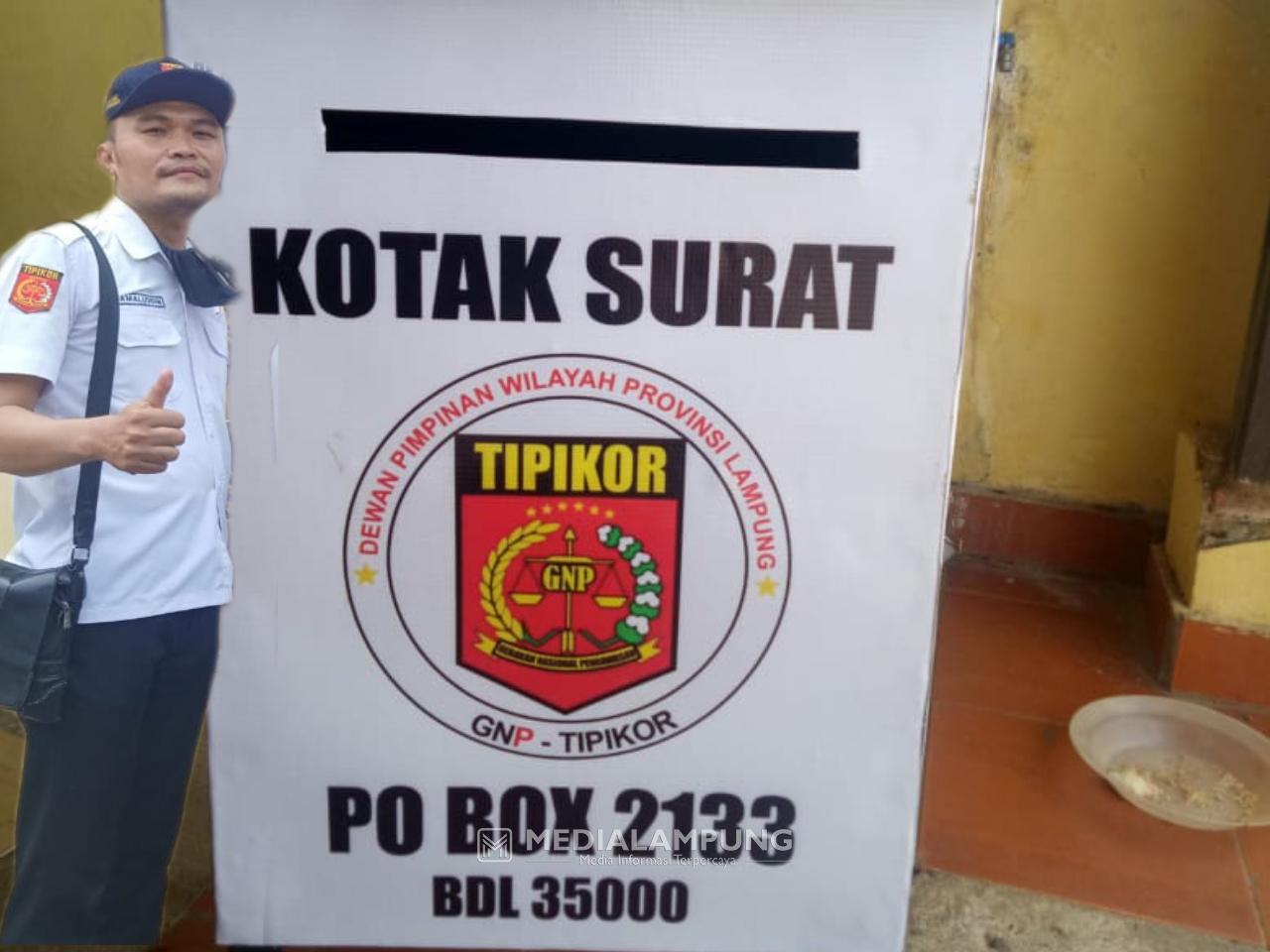 GNP Tipikor Lampung Buka Kotak Surat Pengaduan Masyarakat